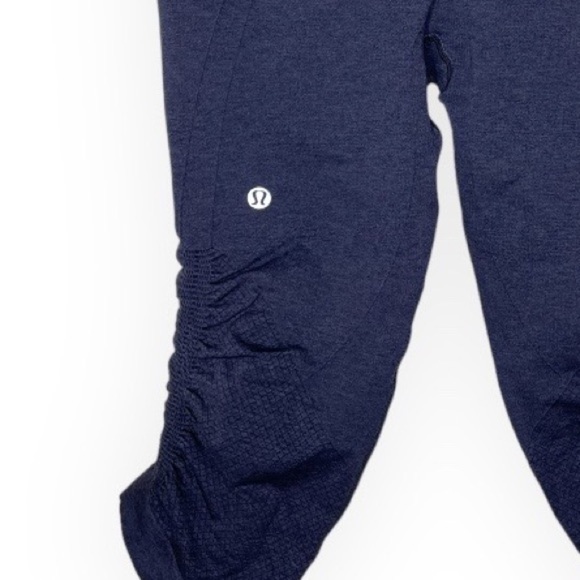 Lululemon In The Flow Crop Legging Heathered Cadet Blue - Picture 7 of 11